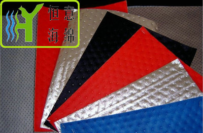 I038 &nbsp;压花皮革复合泡绵（compound foam of &nbsp;embossed leather）